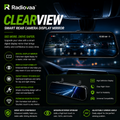 Radiovaa™ ClearView Smart Rear Camera Display Mirror