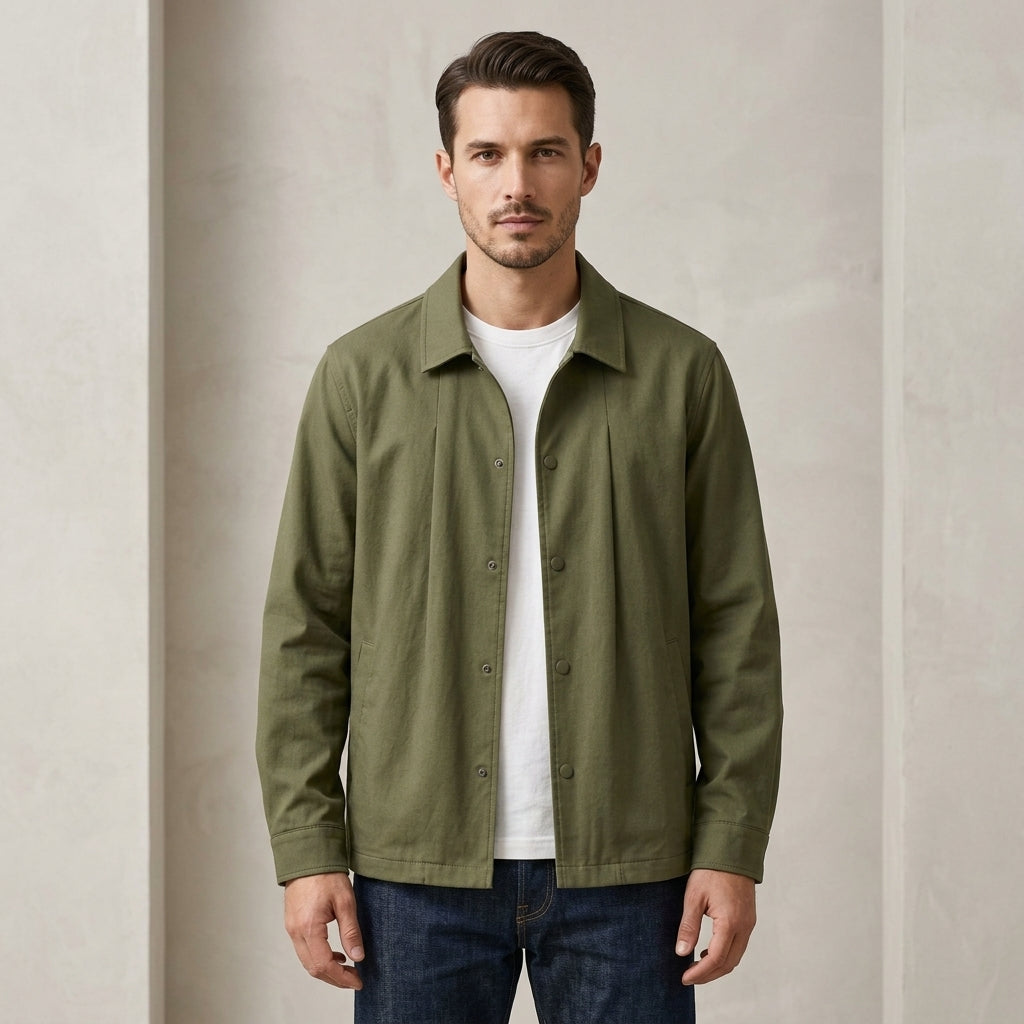 Radiovaa™ Fenwick Minimal Pleated Coach Jacket