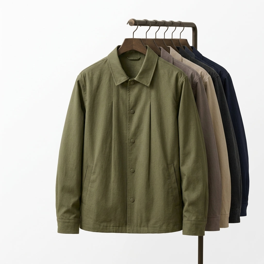 Radiovaa™ Fenwick Minimal Pleated Coach Jacket