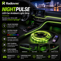 Radiovaa™ NightPulse LED Car Ambient Light Strip