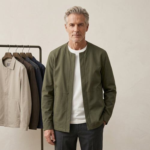 Radiovaa™ Calderon Minimal Collarless Field Jacket