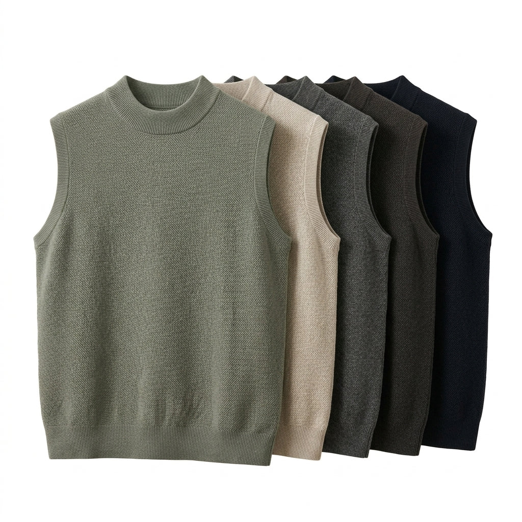 Radiovaa™ Haverden Textured Mock-Neck Sweater Vest